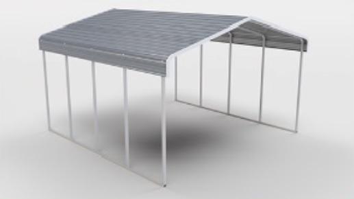 Regular roof metal building